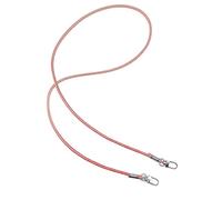 Kelisdi Bolso largo de piel sintética de metal con hebilla, asa para bolso, bolsos, cinturones, accesorios, correas de repuesto para bolsos, color plateado, b, silver hook