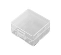 Kelisdi Caja de almacenamiento de batería segura para baterías 18350, fácil de llevar, resistente a los golpes, protege las baterías, contenedor de batería