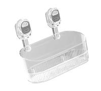 Kelisdi Cajas de almacenamiento multiusos con ventosa, prácticos organizadores de almacenamiento con ventosa para cualquier espacio en cualquier habitación