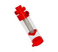 Kelisdi Colector de residuos de acuario de acero inoxidable, herramienta eficiente de eliminación fecal de peces para agua salada, arrecife, estanque, terrario, paludario, tanques de cría, herramienta