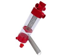 Kelisdi Colector de residuos de acuario de acero inoxidable, herramienta eficiente de eliminación fecal de peces para agua salada, arrecife, estanque, terrario, paludario, tanques de cría, herramienta