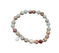 Kelisdi Collar de moda para mujer con cuentas de piedra natural y perlas, decoración para un aspecto elegante, joyería que mejora la felicidad, talla única, como se describe