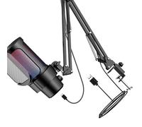 Kelisdi Combo de brazo USB intercambiable en caliente, comunicación, transmisiones en vivo, videollamadas, acuerdo global, radiodifusión, micr