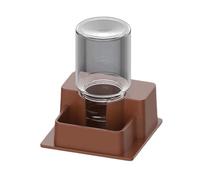 Kelisdi Comedero para reptiles con recarga automática y botella transparente de supervisión, eficiente en el espacio para tortugas, lagartos, comederos y bebederos automáticos multifuncionales para