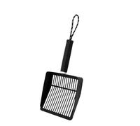 Kelisdi Cuchara de arena para gatos con mango de acero inoxidable para un fácil mantenimiento del hogar, cucharas de residuos de mascotas