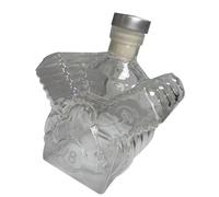 Kelisdi Decantador de botella de whisky de vidrio con temática de motor, ideal para airear whiskies para aumentar el sabor y mostrar la decoración