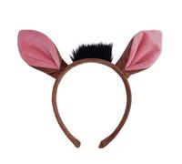 Kelisdi Disfraces de 1/4/5/6 para niños, diademas, cola, pajarita, guante, tutú y nariz, Halloween, animales, cosplay, accesorios para disfraz de Warthogs