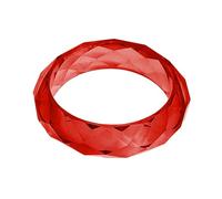 Kelisdi Elegante resina facetada con múltiples dimensiones, ajuste cómodo, accesorio para regalos y brazaletes geométricos de moda, talla única, como se describe