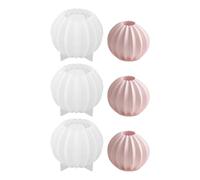 Kelisdi Esfera de silicona multiusos a rayas resistente al calor para hacer candelabros de resina multiusos