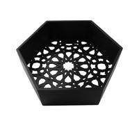 Kelisdi Estante de almacenamiento hexagonal para colgar en la pared, estantes organizadores para macetas, figuras de libros, decoración del hogar para dormitorio infantil, tablero compuesto de madera
