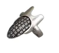 Kelisdi Estilos europeos diseños simbólicos ajustables con elegantes piedras de circonita, anillos de moda ajustables, One Size, como se describe, como se describe