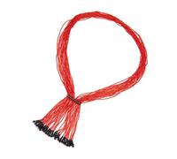 Kelisdi Ethnic Styles - Collar de cuentas y cristales de múltiples hebras con flecos geométricos, ligero y cómodo de llevar, One Size, como se describe, como se describe