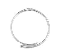 Kelisdi Gargantilla abierta de color dorado y plateado para mujer, inspirada en África, collar ancho de metal, joyería para fiesta, gargantilla de apertura de primavera, One Size, como se describe