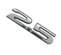 Kelisdi Insignia decorativa para maletero trasero, accesorio automotriz 3D ABS 2.0 2.5 en forma de emblemas de coche