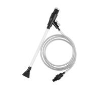 Kelisdi Juego de cuidado de agua a presión a mano para hogares de tortugas pequeñas con flujo ajustable y cesta de filtro de suciedad integrada, limpiador de rocas Power Rock