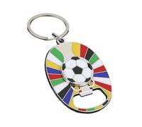 Kelisdi Llavero abrebotellas de aleación de fútbol 2026, diseño compacto para llaves, mochilas o carteras, regalo para fanáticos del fútbol