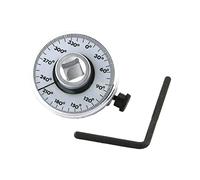 Kelisdi Medidor de ángulo de par de torsión de 1,27 cm, rotación de ángulo de 360 grados, medidor de herramienta de mano, herramienta de medición