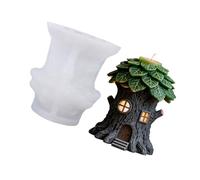 Kelisdi Miniatura de silicona multiusos de grado alimenticio para hornear, forma de árbol de chocolate, para jabón de resina epoxi, multiusos para