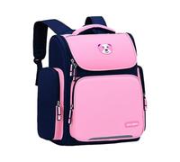 Kelisdi Mochila escolar con estampado de dibujos animados, gran capacidad, reductora de carga, mochila para niños, mochila de jardín de infantes, transpirable, tela Oxford, a, Large