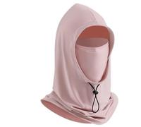 Kelisdi Parasol de cara completa y cuello para hombre en seda de hielo transpirable, accesorio para la cabeza para pesca, montañismo, transpirable, ligero, B, Talla única