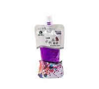 Kelisdi Pintura acrílica de 11 colores (bolsas de 100 ml) en bolsas, pigmento rico, no se decolora, no tóxico, pintura de un solo color para pintores