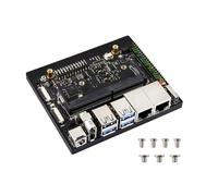 Kelisdi Potente placa base de computación para la serie Orin compatible con doble puerto de red para aplicaciones de IA y control para placa Orin