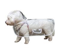 Kelisdi Prompt Wear - Traje de lluvia para perro, corte ergonómico, aislado, para perros de movimiento rápido en duchas pesadas, cortavientos CrystallineDog