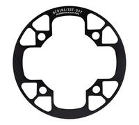 Kelisdi Protector de plato de aleación de aluminio para bicicleta, protector de bielas de bicicleta de carretera, placa de protección fácil de usar