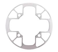 Kelisdi Protector de plato de aleación de aluminio para bicicleta, protector de bielas de bicicleta de carretera, placa de protección fácil de usar