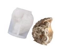 Kelisdi Sirenas de silicona de grado alimenticio para jabones caseros y artesanales