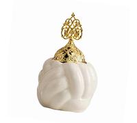 Kelisdi Soporte de incienso de cerámica seguro y eficiente para una liberación uniforme del aroma y resistencia al calor para reuniones familiares y meditaciones diarias de relajación. Quemadores de