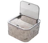 Kelisdi Soporte resistente para accesorios para el cabello, práctico contenedor de almacenamiento para accesorios para el cabello para familias con niñas, caja fácil de usar