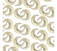 Kelisdi Suministros de manualidades para decoración de manualidades, adornos de media luna hueca de metal para decoraciones y accesorios, adornos de álbumes de recortes, Medio, como se describe, como