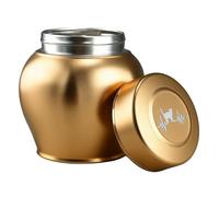 Kelisdi Urna conmemorativa de acero inoxidable para cenizas de mascotas, tarro sellado negro, para gatos, recuerdos funerarios, a prueba de humedad, urna de cremación para perros, contenedor
