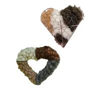 Kelisdi Versátiles nidos de pájaros para arte de jardín que sirven como pieza decorativa y casa funcional para varios nidos de arte de jardín