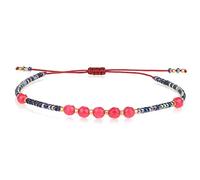 KELITCH Miyuki Rebordeado Esposas Vistoso Cáscara Perla Hilos Esposas Ajustable Estilo Joyería (Bling Azul 22A)