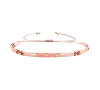 KELITCH Pulsera con abalorios de concha marina para mujer, hecha a mano, pulsera de cuentas Miyuki A