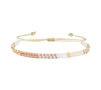 KELITCH Pulsera con abalorios de concha marina para mujer, hecha a mano, pulsera de cuentas Miyuki B