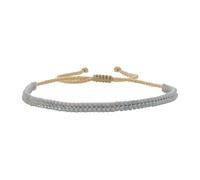 KELITCH Pulseras de cuentas de color arcoíris Miyuki pulseras de la amistad para mujer E