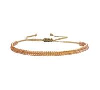 KELITCH Pulseras de cuentas de color arcoíris Miyuki pulseras de la amistad para mujer, talla L
