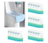 Kellegour 20 Piezas Protector WC Desechable,Fundas de Asiento de Inodoro Desechables,Fundas Asiento Inodoro Desechables,Fundas Desechables de Viaje para Hoteles,Baños,Niños,Adultos,Mujeres