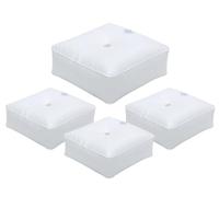 Kellegour 4 bolsas de peso para agua, peso de manguera, saco de peso, bolsa de peso de banderas cuadradas, paraguas redondo plegable, color blanco, para 8 litros de arena o agua