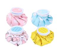 Kellegour 4 Piezas Bolsa de Hielo Reutilizable,Bolsas de Agua Caliente para Terapia de Frío,Calor y Alivio del Dolor con Tapa,Rodillera Hielo para Fiebre sin Fugas Para Cabeza/Cuello/Hombros/Rodillas