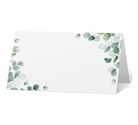 Kellegour 50 Piezas Tarjetas de Lugar,Tarjetas de Asiento,Plegable Tarjeta de Lugar de Asiento,Hojas Tarjeta de Mesa de Nombre,Tarjetas de Boda para Bodas,Banquetes,Fiestas