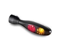 Kellermann 143.100 Micro 1000 DF - Combinación de intermitente, luz de freno y de marcha atrás para moto (cristal tintado), color negro