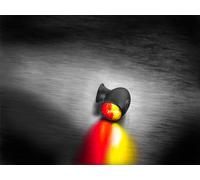 KELLERMANN Atto DF, Interm., luz trasera, de freno Negro