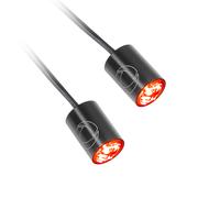 Kellermann Atto RB Integral LED Mini Luz Trasera Con Luz De Freno Negra Par