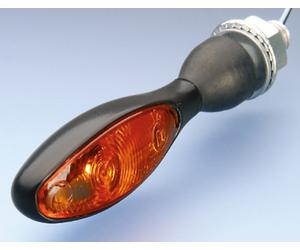 Kellermann micro 1000 Cuerpo indicador de bombilla Negro / Lente naranja (1pc), Trasero, negro para Hombres