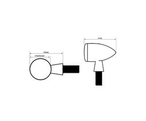 Kellermann Micro Rhombus Extreme Interruptor LED, negro