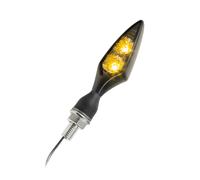 Kellermann Rhombus Oscuro LED Intermitente Negro Delante Izquierdo/Trasero